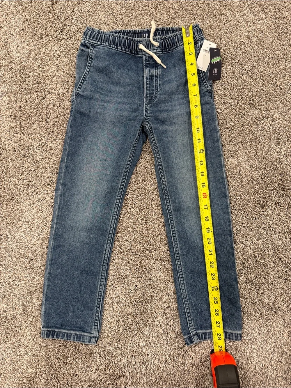 GAP Kids Denim Pull-On Jogger Pants in Blue